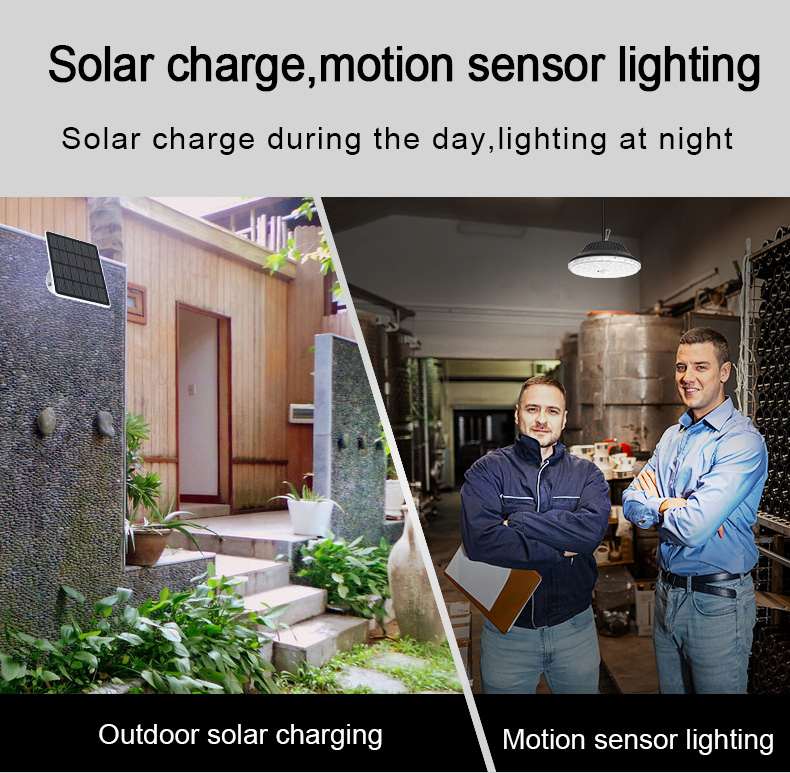 Hot Selling LED High Bay Light UFO Ceiling Light IP65 for Warehouse Solar 100W Explosion Proof LED High Bay Light with Remote Control