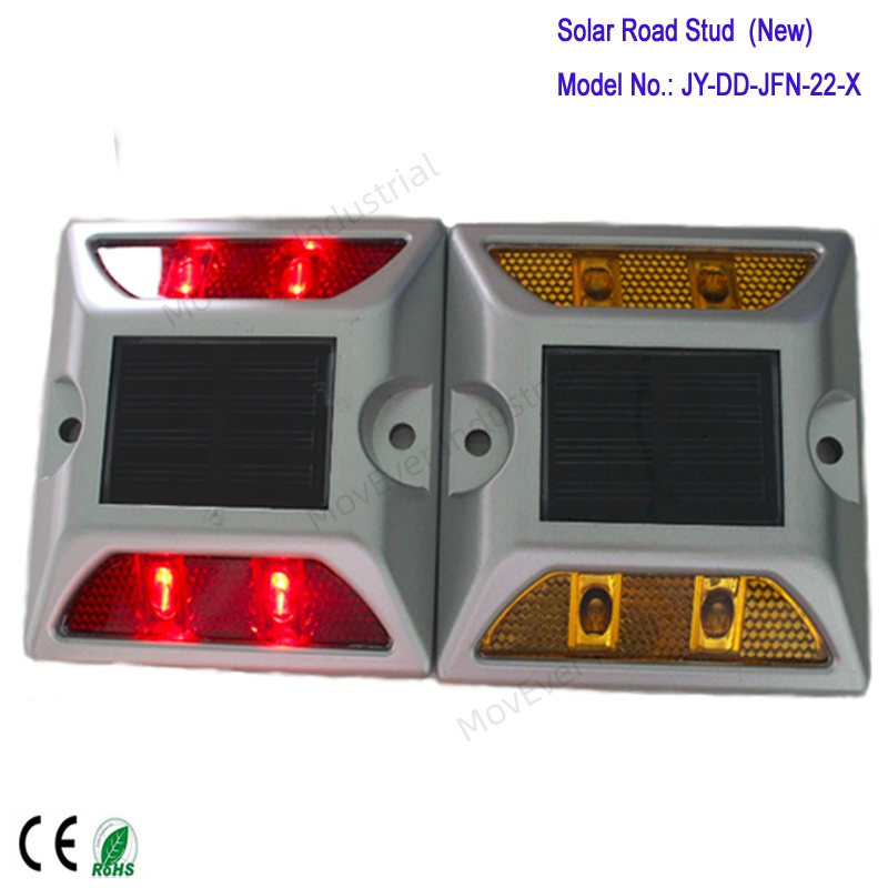 Solar-Powered Deck Dock Light Driveway Warning Lights Energy Saving Road Stud