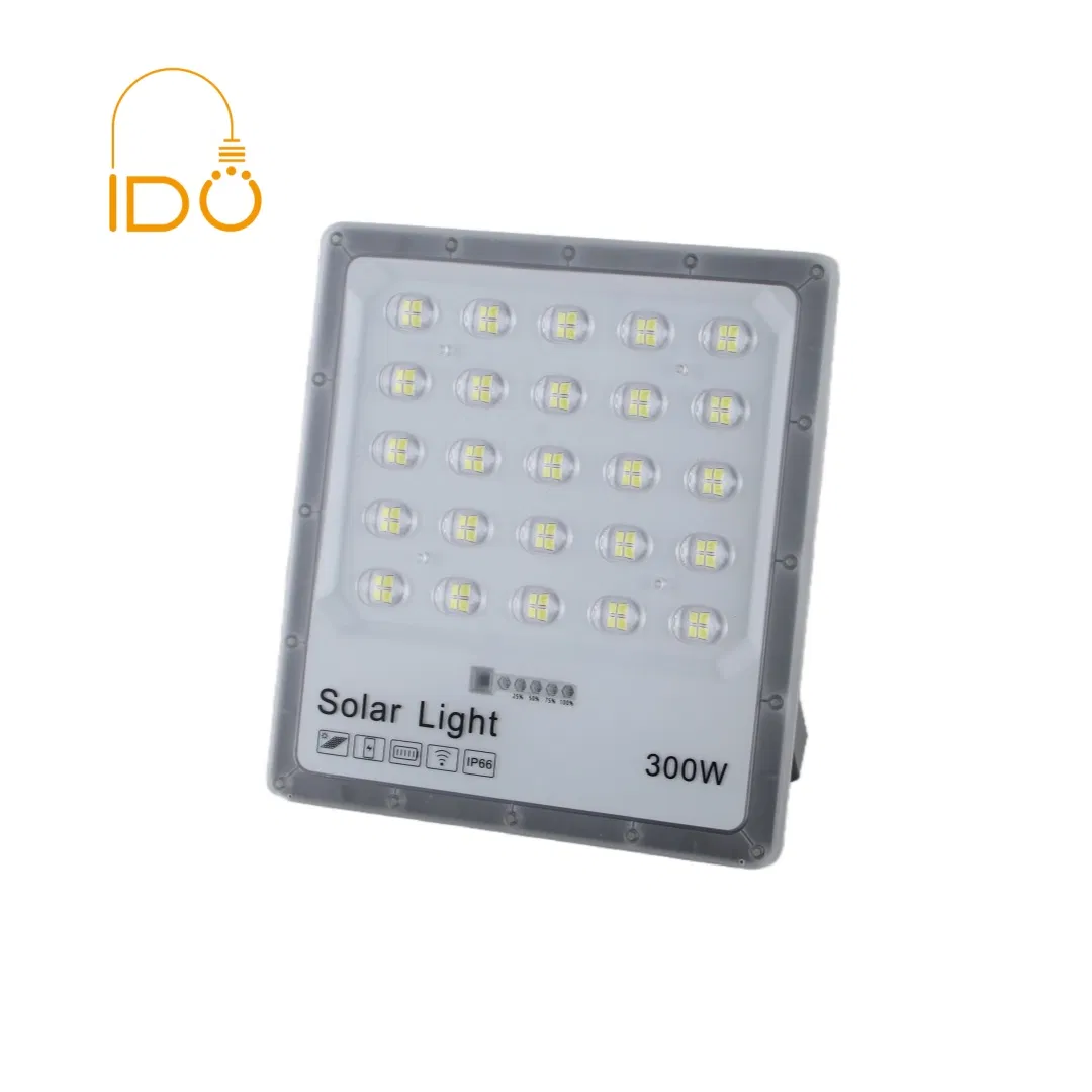 Solar Flood Lights with Adjustable Brightness for Patio &amp; Deck
