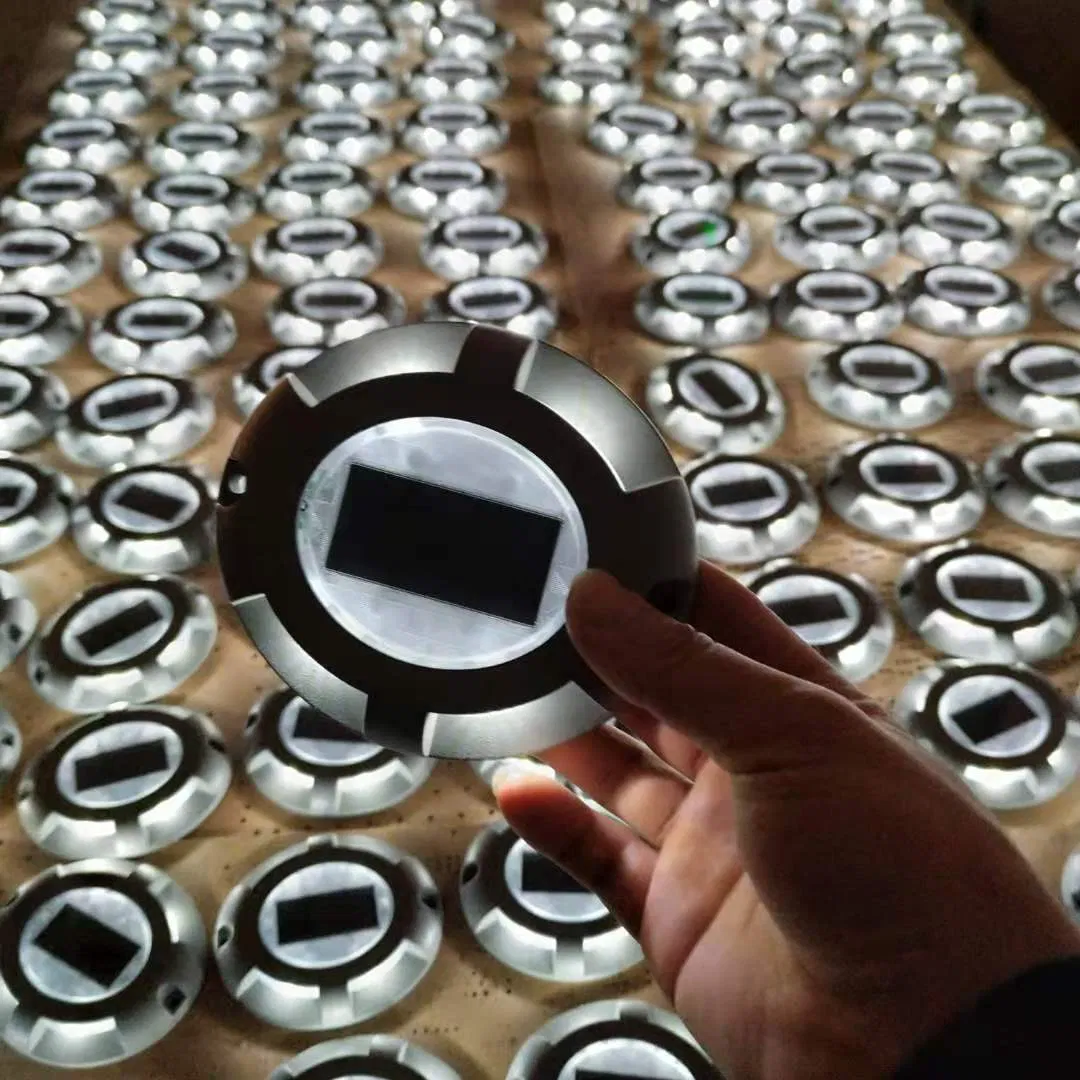 2 Color Modes Outdoor Solar Powered Wireless Waterproof Dock Lights Warming Step LED Deck Solar Driveway Lights