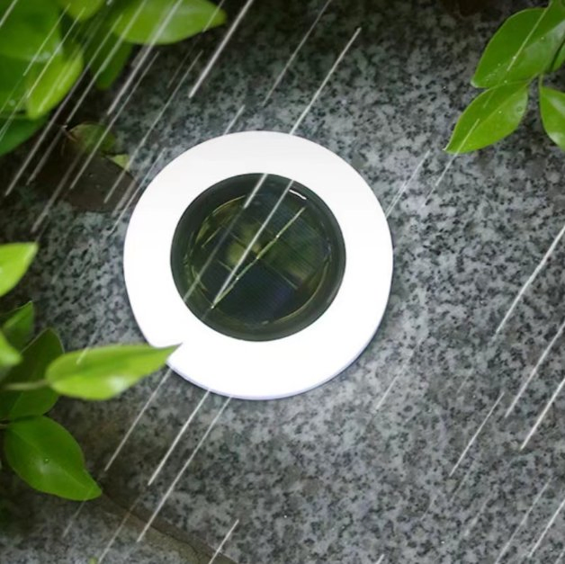 Waterproof Outdoor LED Solar Lawn Light Deck Lamp for Garden