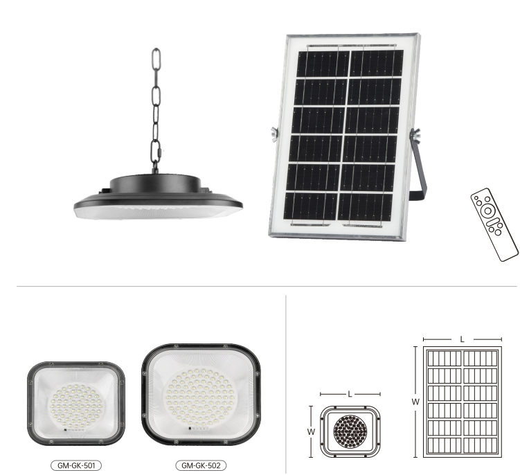 Solar High Bay LED Lights for Sustainable Energy Savings