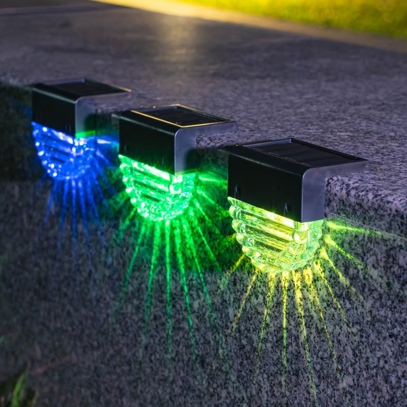 Weatherproof Outdoor Solar Deck Stair Pathway Lighting Solar Foot Light