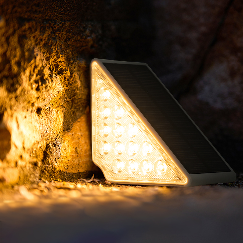 Durable Solar-Powered Under Step Light for Pathway Illumination