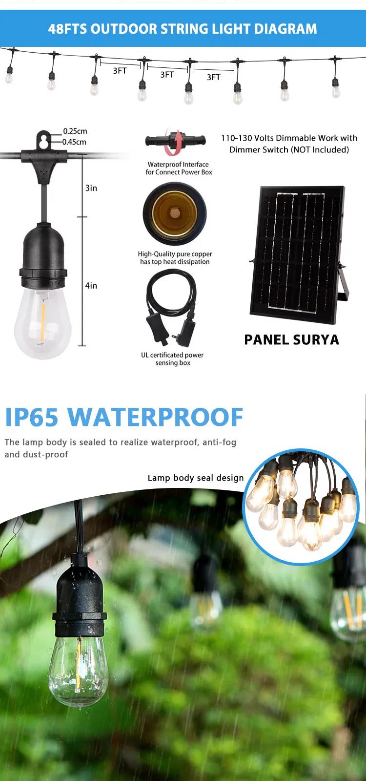 Solar String Light Display 4