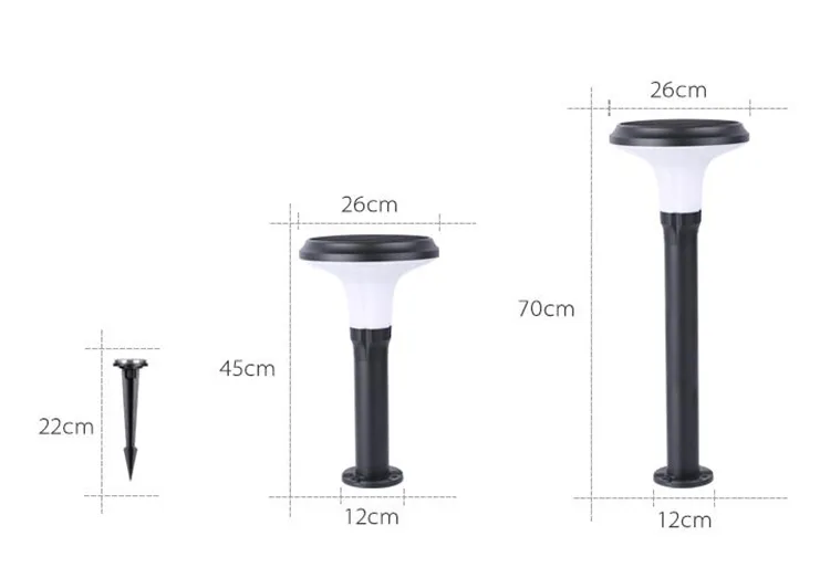 Outdoor Solar LED Gate Light