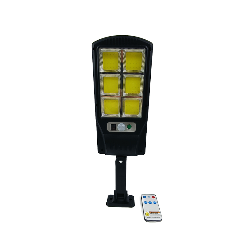 Solar Powered LED Wall Street Light with Motion Sensor &amp; Remote Control Waterproof Outdoor Security Lighting