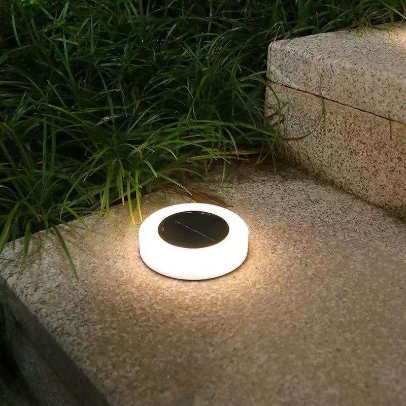 Waterproof Outdoor LED Solar Lawn Light Deck Lamp for Garden