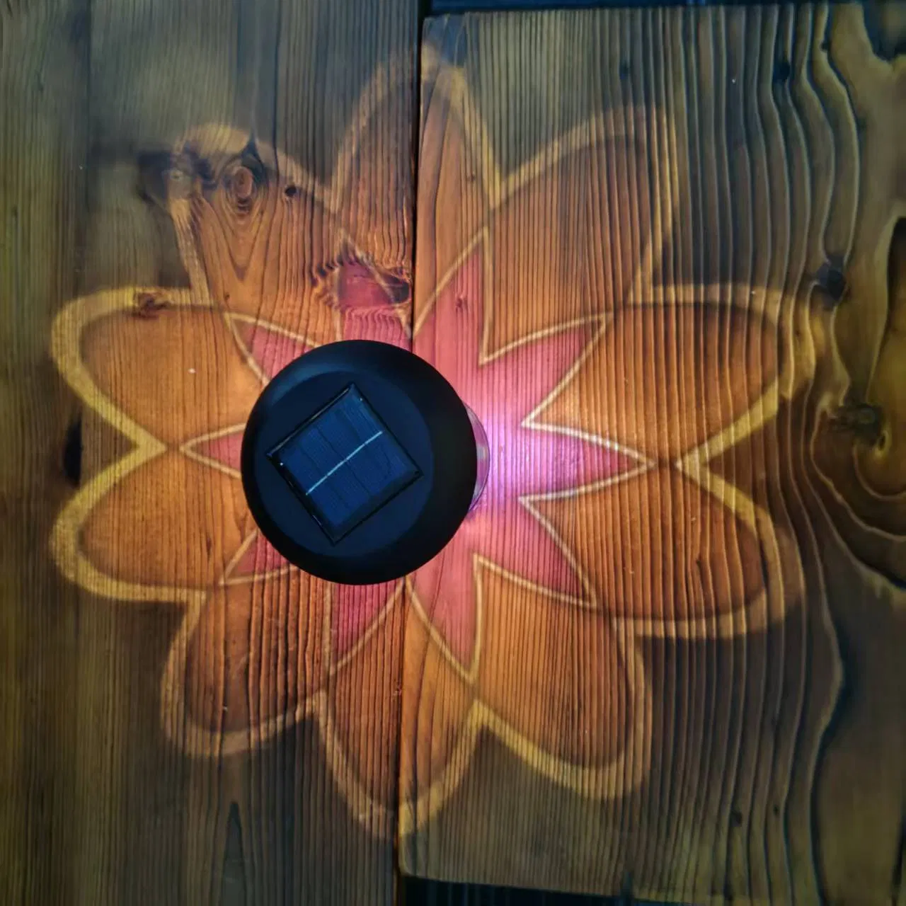 Solar Light Flower RGB Waterproof Outdoor Landscape Lawn Ground Pathway Garden Lighting