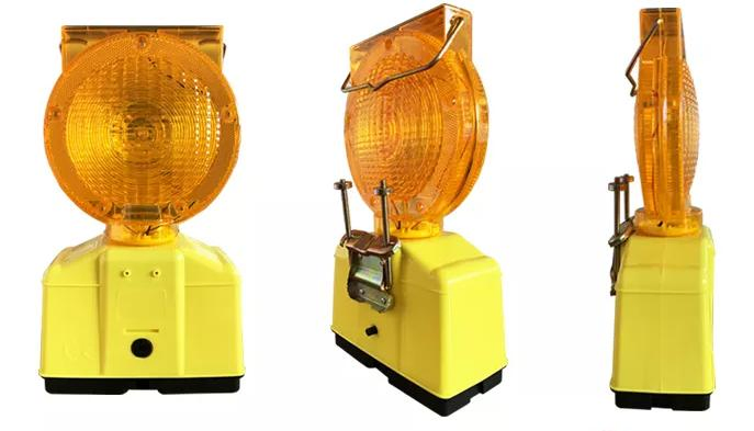 Intelligent Construction LED Solar Barricade Traffic Safety Warning Light
