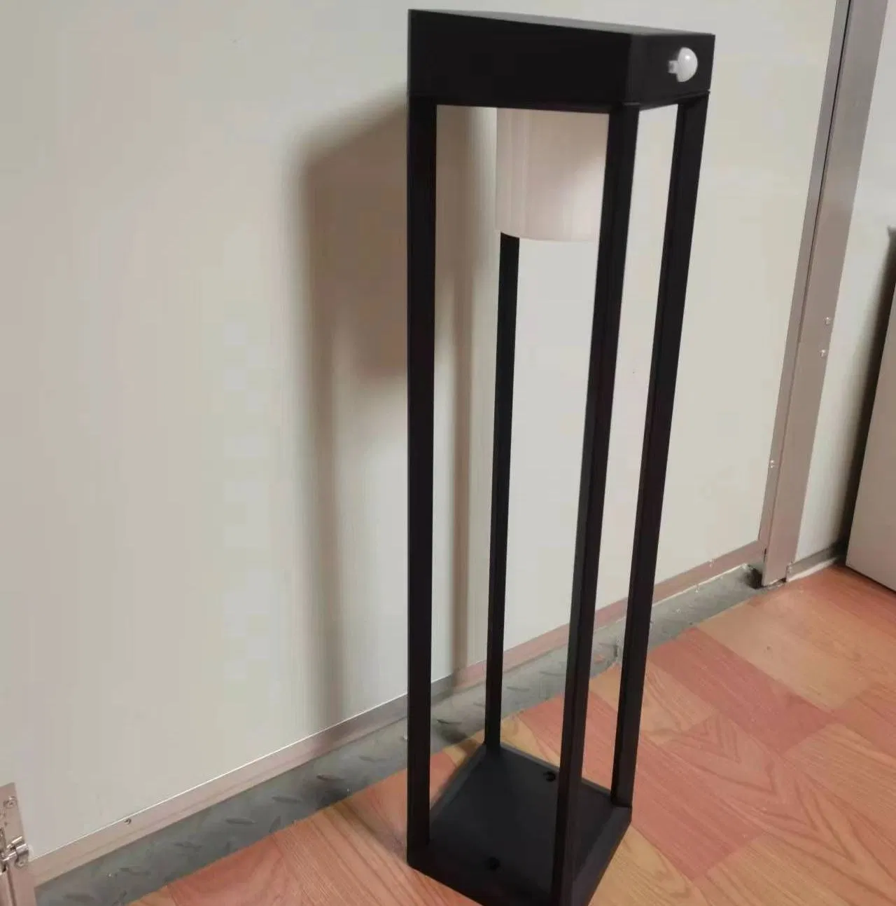 0.5m Height Aluminum Lantern Motion Sensor LED Outdoor Solar Wall Bollard Light