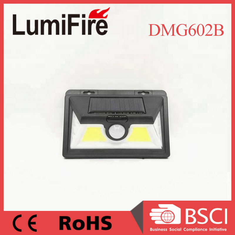 18650 Battery Solar Motion Sensor Security Night Lights for Outdoor Garden