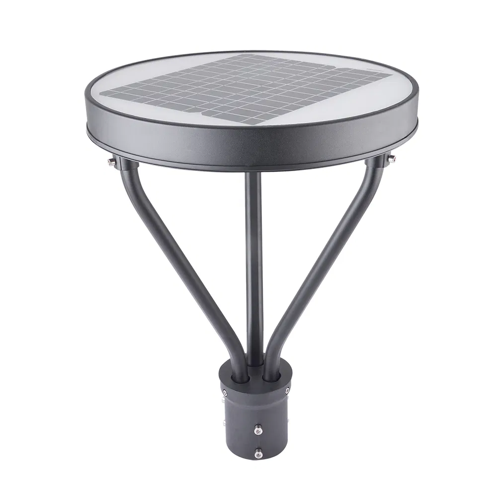 CE RoHS 25W 40W 50W 80W 100W Post Top LED Solar Lights Solar Powered Post Top Lights