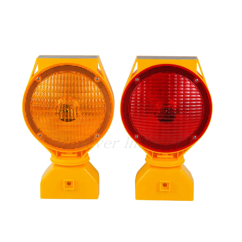 Portable Solar Flashing Light Warning Lamp Traffic Crossing Traffic Barrier Barricade Light