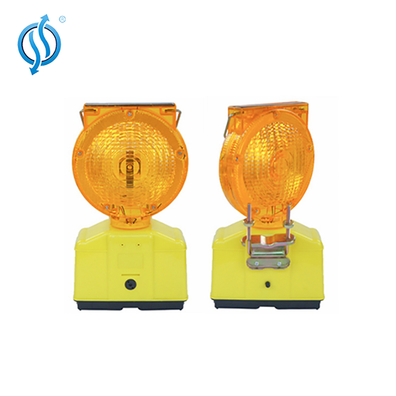 Traffic Safety Strobe Solar Flashing LED Road Warning Light