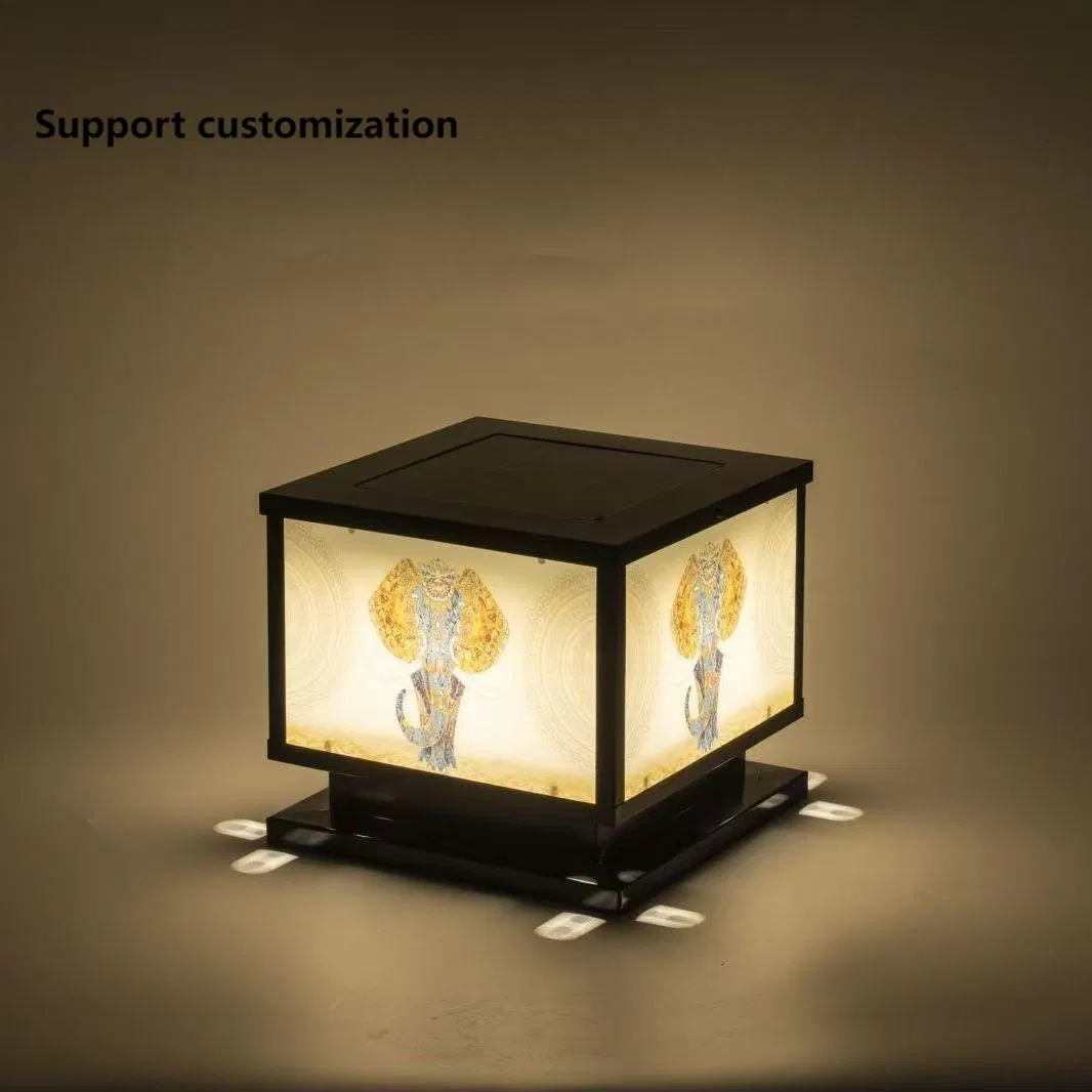 Multi Choice Gate Pillar Outdoor Lights Pillars Gate Post Pillar Light for Garden Outdoor Solar Light