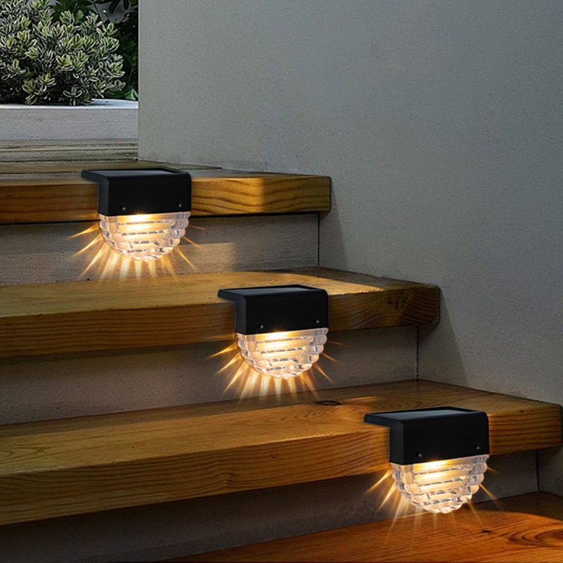 Weatherproof Outdoor Solar Deck Stair Pathway Lighting Solar Foot Light