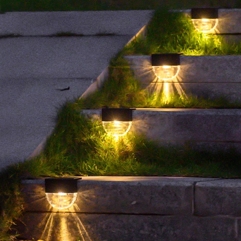 Weatherproof Outdoor Solar Deck Stair Pathway Lighting Solar Foot Light