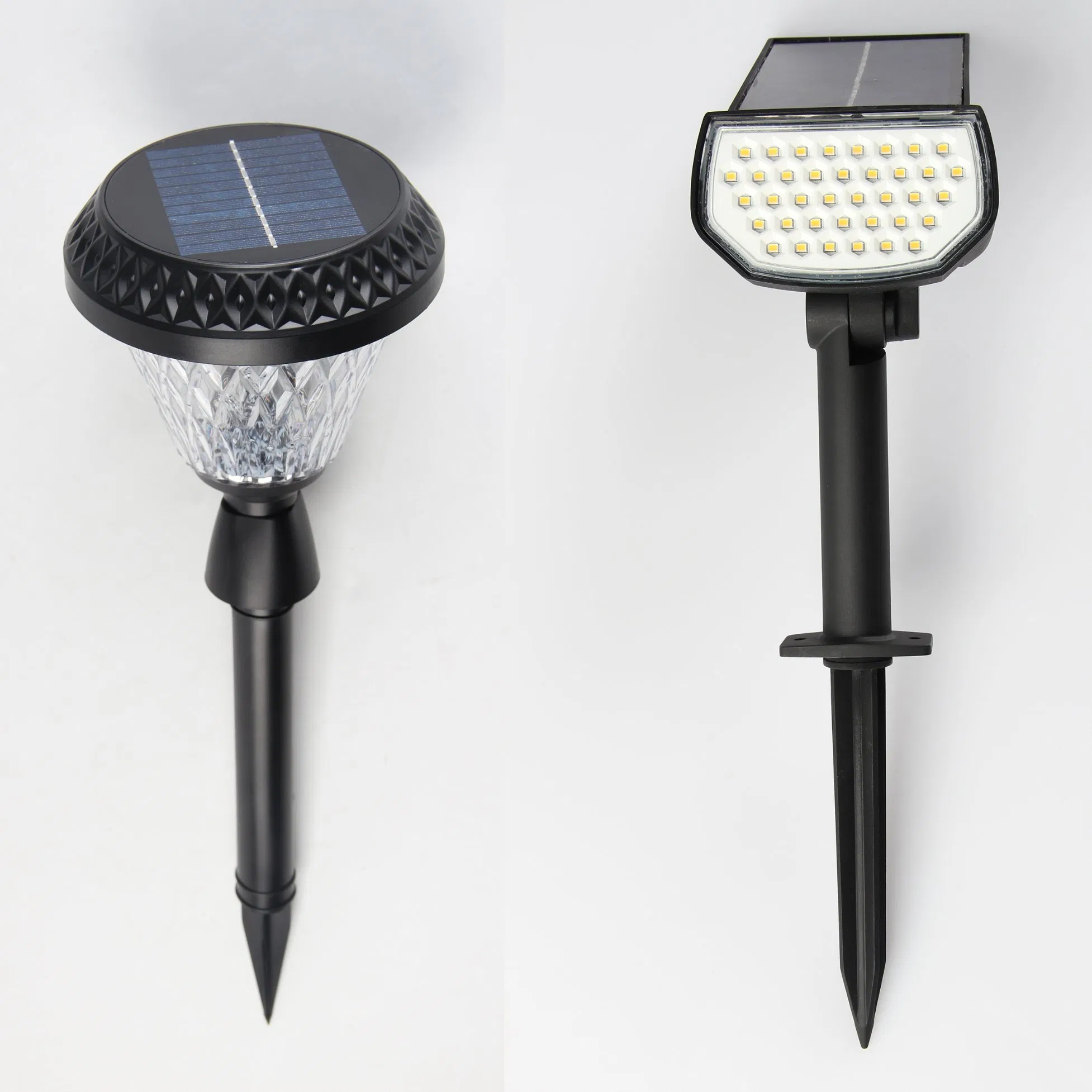 Wireless Solar Garden Light with Decorative Spike Design