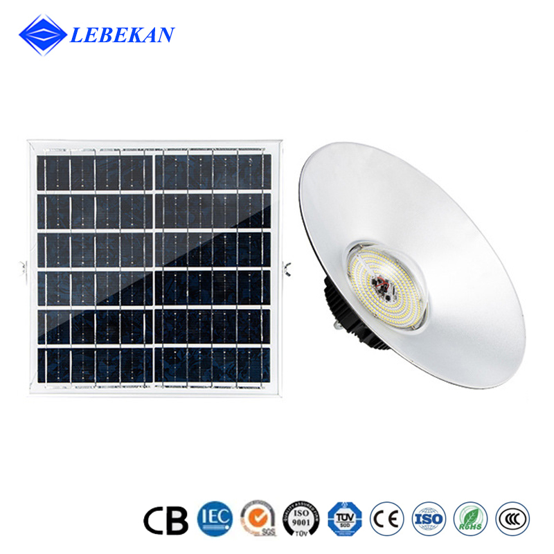 30W 50W 80W 100W Indoor Pendant Warehouse Workshope LED High Bay Solar Shed Light