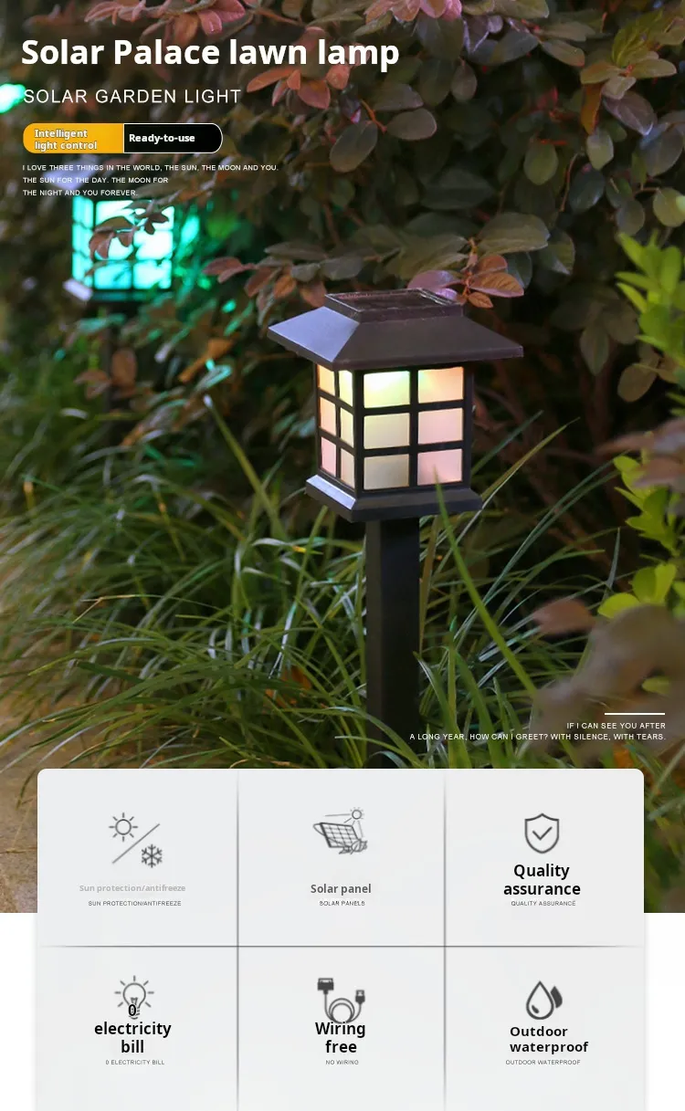 Solar Garden Light Detail 1