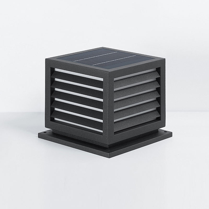 Modern LED Solar Power Main Gate Light for Home Garden Outdoor Waterproof Pillar Wall Post Light