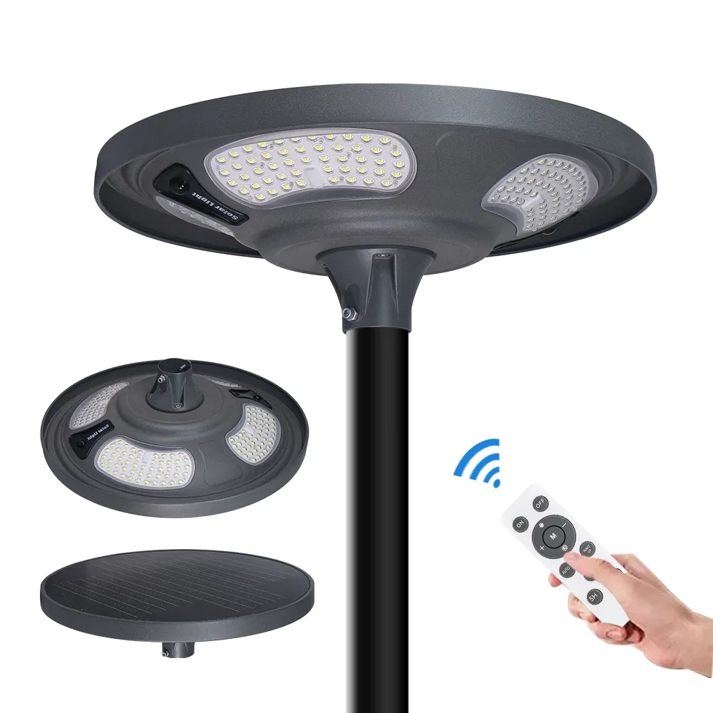 Manufacturer Supplier Factory ODM OEM LED Die-Casting Aluminum High Power Saving IP65 Outdoor Waterproof Solar Post Top Garden Light