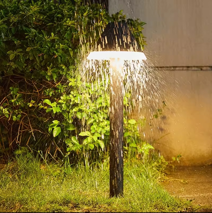 Dawn LED Bollard Light LED Outdoor Waterproof Aluminum LED Landscape Park Solar Lawn Bollard Light