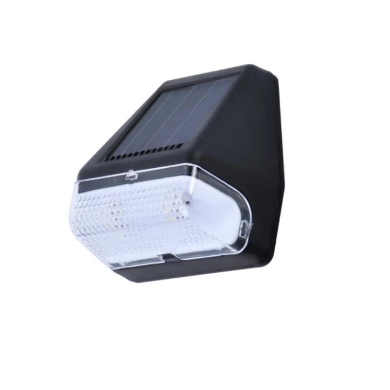 Wholesale Quality Solar Powered Waterproof Outdoor Garden Wall Step Lamp Hot Selling Plastic Fence Wall Solar Decorative Lantern Hot Sensor Solar Wall Light