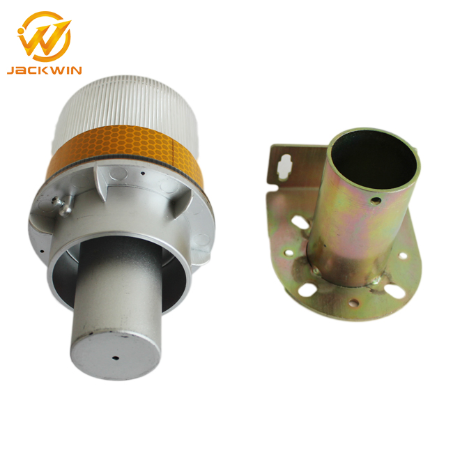 Solar LED Barricade Road Safety Traffic Cone Warning Light