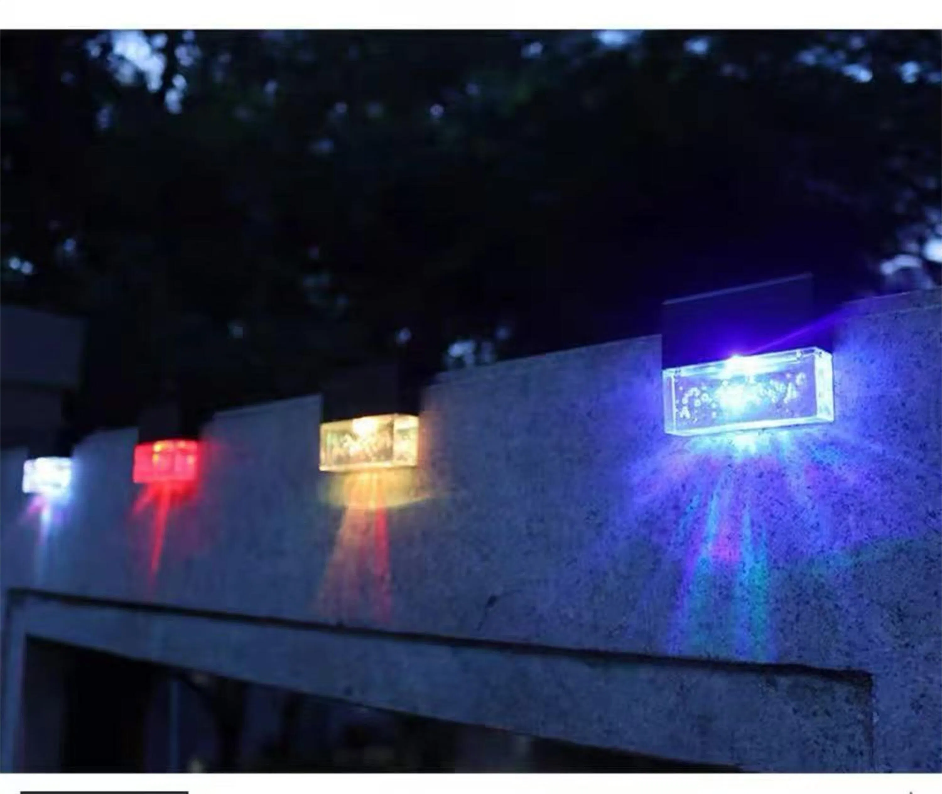 Yaye Hottest Sell Factory Price IP65 Outdoor Waterproof Rechargeable 3W ABS Solar Step Stair Landscape Fence Courtyard Light 1000PCS Stock 2 Years Warranty