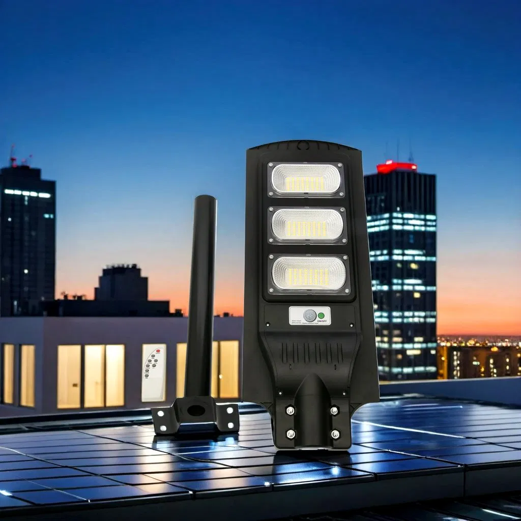 LED Solar Street Lights Outdoor Solar Lamp with 3 Light Mode Waterproof Motion Sensor Security Solar Street Light