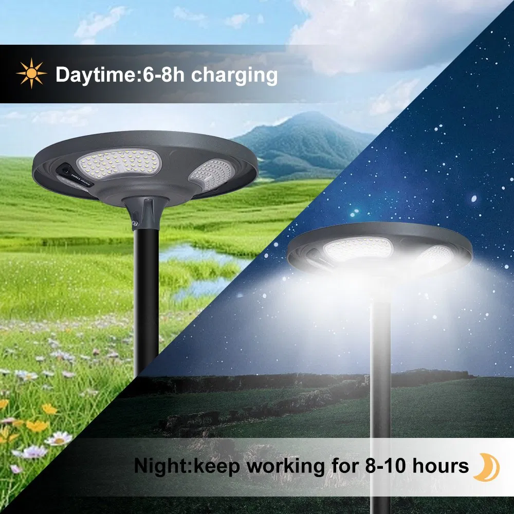 Manufacturer Supplier Factory ODM OEM LED Die-Casting Aluminum High Power Saving IP65 Outdoor Waterproof Solar Post Top Garden Light