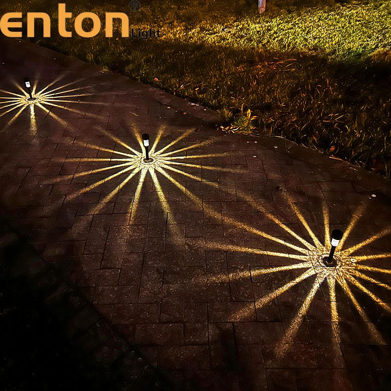 Eco-Friendly Solar Powered Tube Ground Light for Outdoor Use