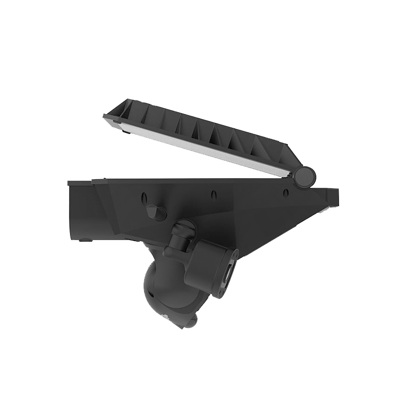 Outdoor Foldable Three Lens 12MP 4G Solar Security Cameras 500W Outdoor Motion Sensor LED Garden Integrated Solar Street Lights