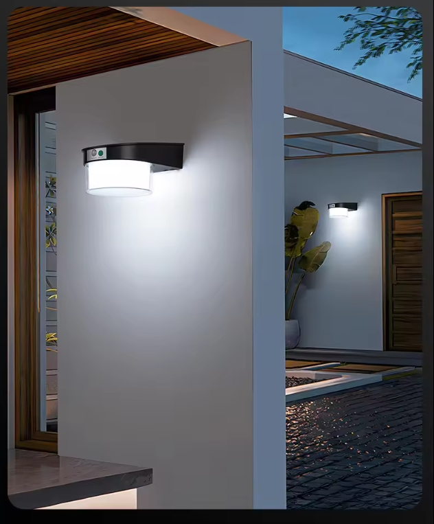 LED Solar Motion Sensor Wall Light Outdoor Waterproof Security Fence Light for Garden