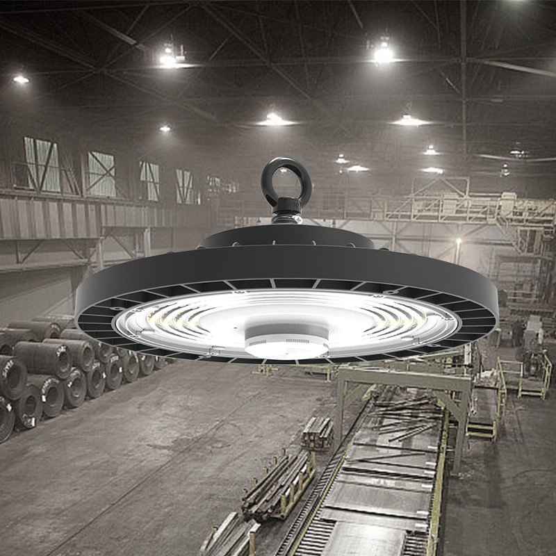 Spot Badminton Court Warehouse Lighting Solar Linear Lamp Ecolink PC Cover 400W UFO LED Light for S High Bay Lights