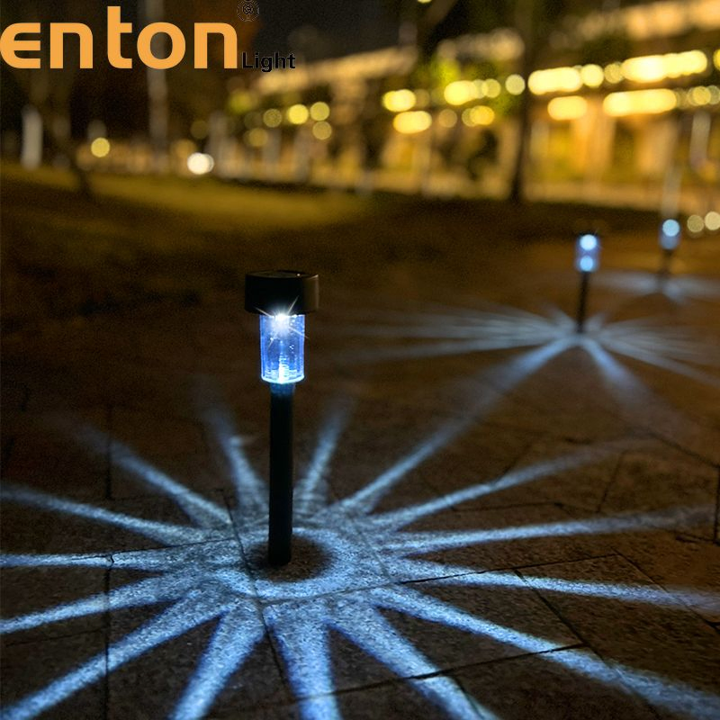 Eco-Friendly Solar Powered Tube Ground Light for Outdoor Use