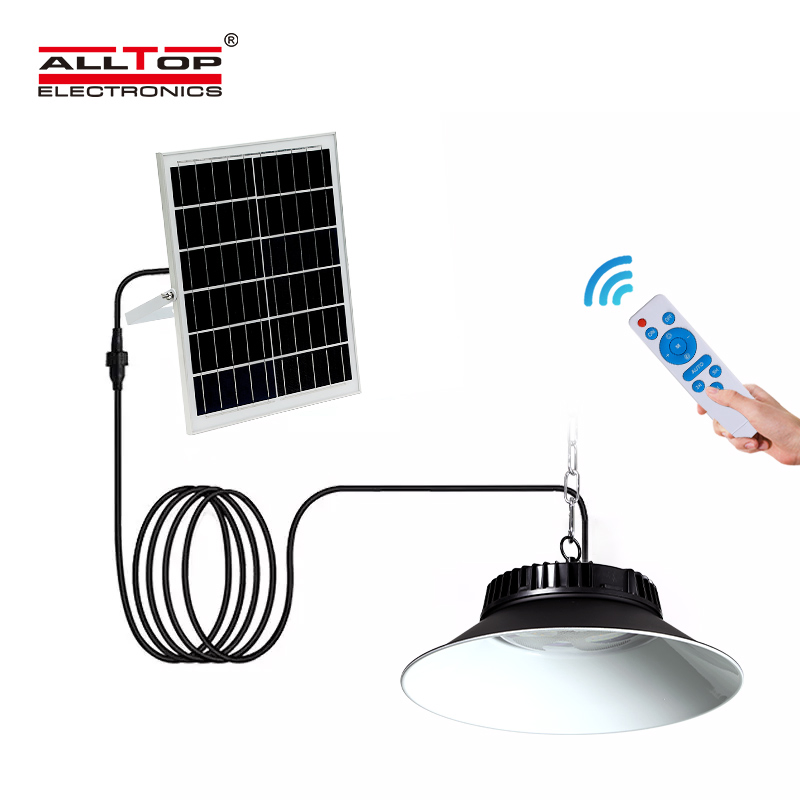 Alltop Factory Price LED High Bay Light Remote Control Industrial IP65 High Bay Light Warehouse Lighting Pendant Lamp LED Solar High Bay Light