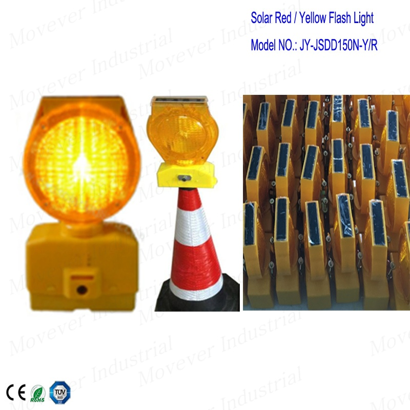 Portable Solar Flashing Light Warning Lamp Traffic Crossing Traffic Barrier Barricade Light