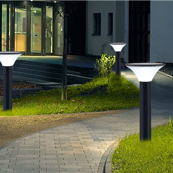 Garden Yeard Aluminum IP65 Solar LED Bollard Light 500lm