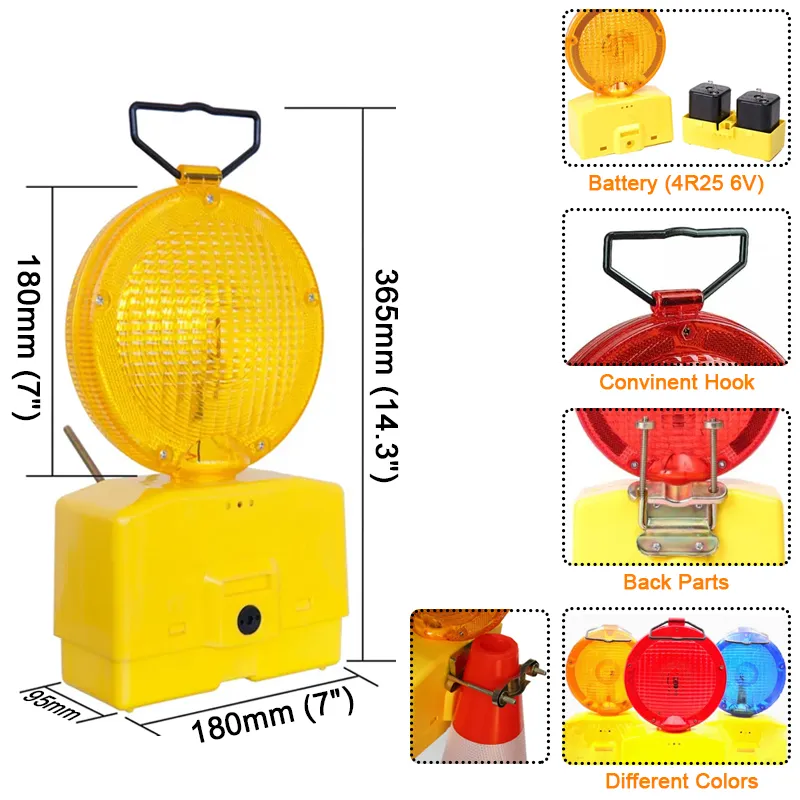 LED battery traffic light