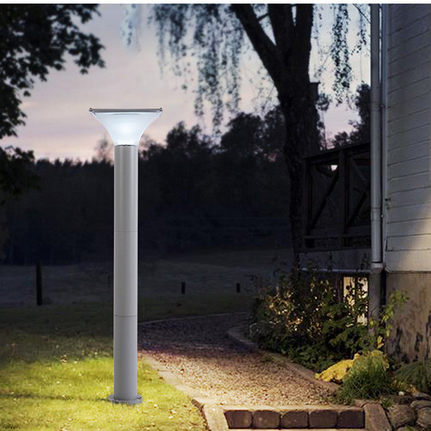 Garden Yeard Aluminum IP65 Solar LED Bollard Light 500lm