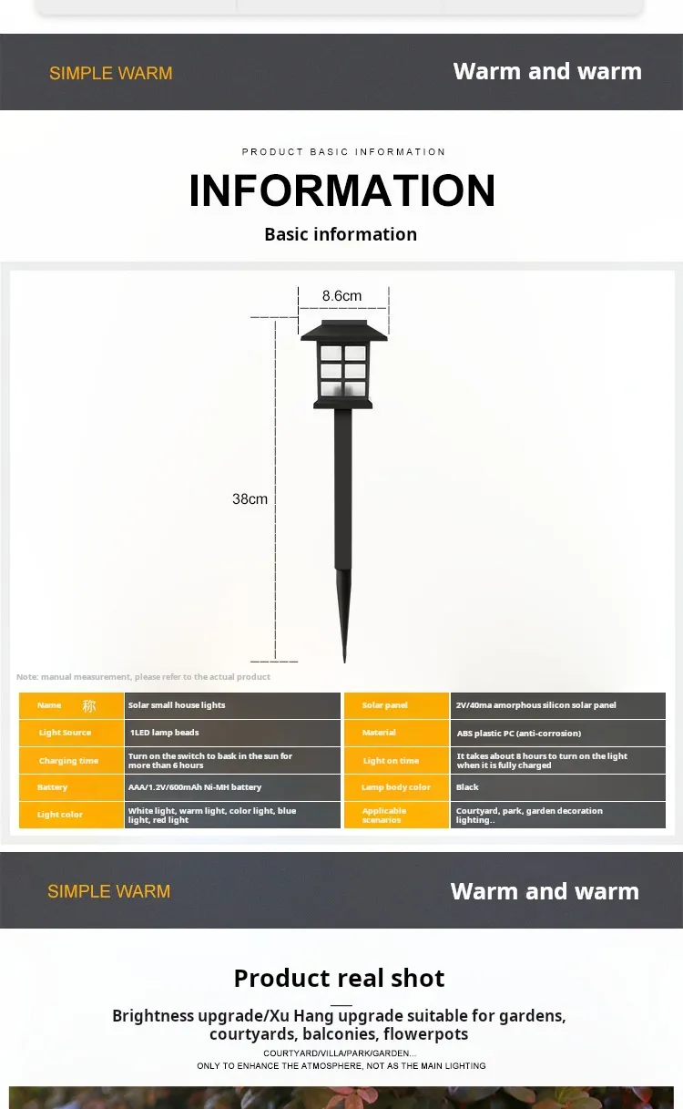 Solar Garden Light Detail 5