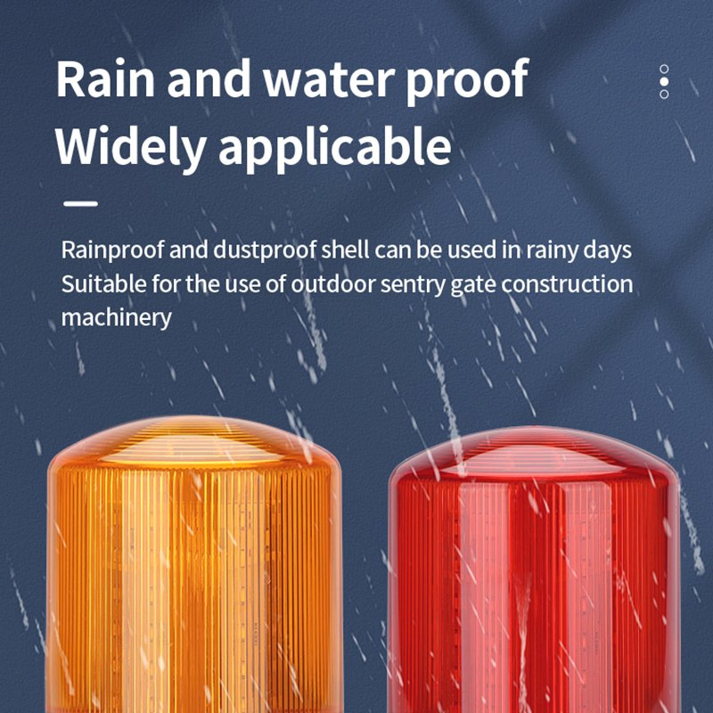 Rechargeable Rotating Traffic Warning Light Solar LED Warning Light Jt-01j