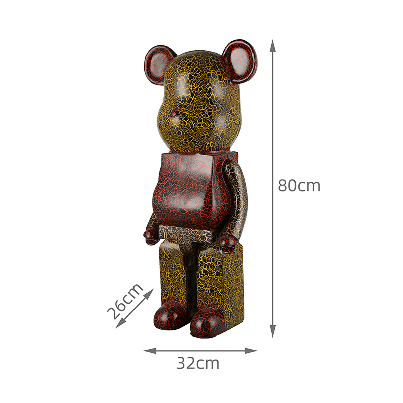 ODM Resin Crafts Resin Toys Resin Dolls Violent Bear and Football Player Series Suppliers, Companies