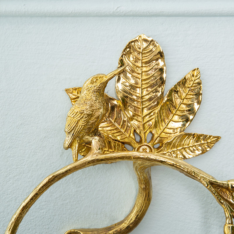 Brass Towel Rack Details