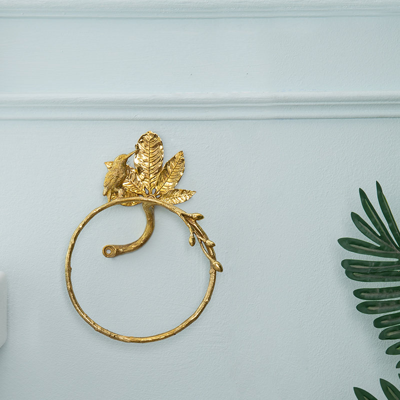 Brass Towel Rack Details