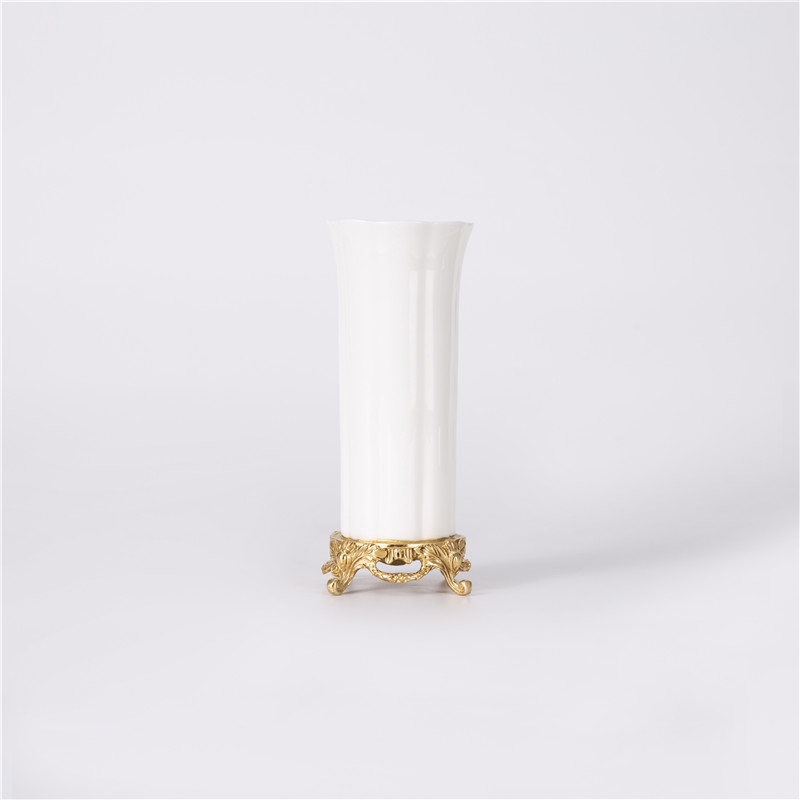 Cheap Small Vase Countertop Vase Desktop Vase Small Vase Brass Base Manufacturers, Companies