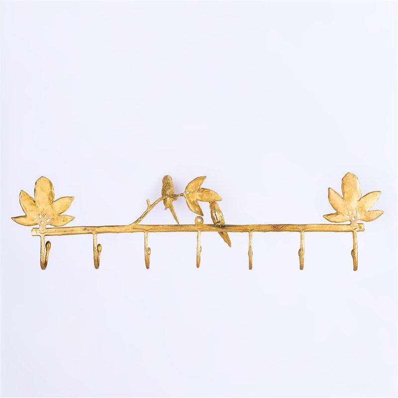 ODM 7-Head Long Hook A-12 Brass Material  Lost Wax Casting Handicrafts Factory, Company